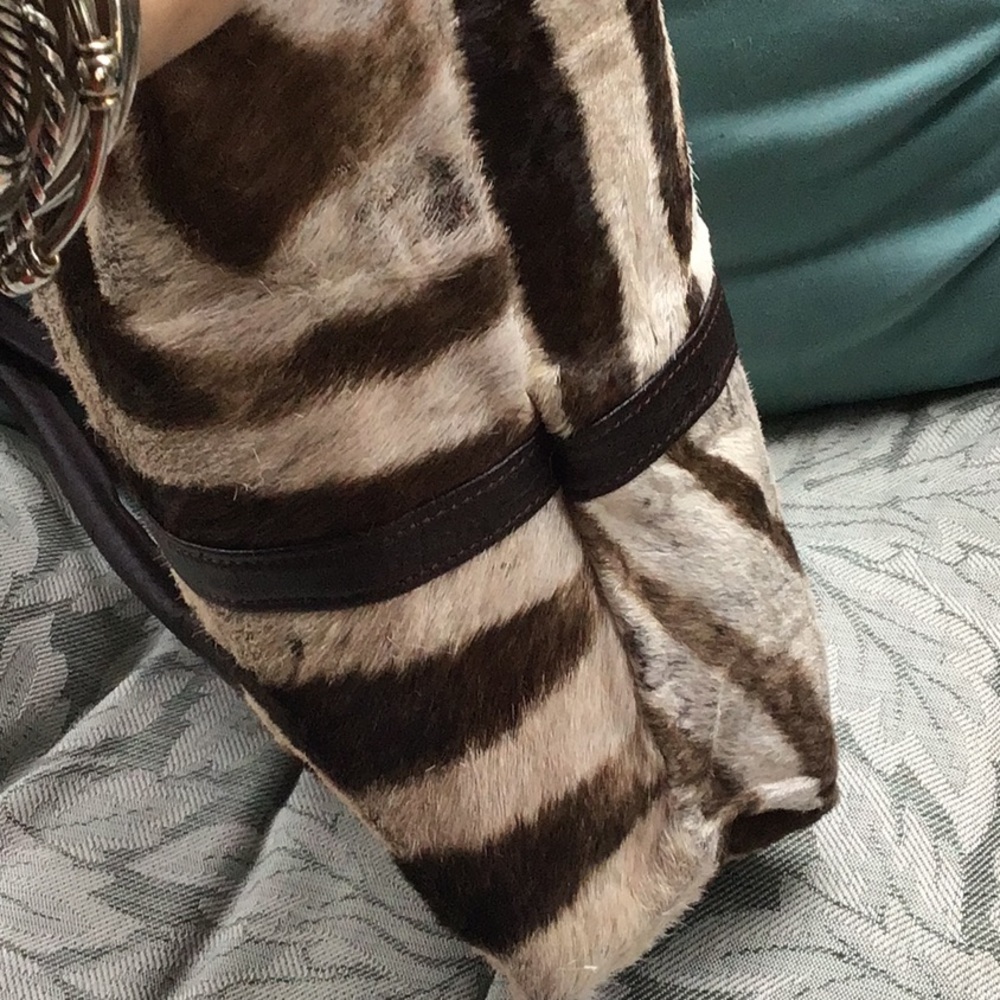 Unique Beldam  leather lined hide bag - Picture 3 of 8